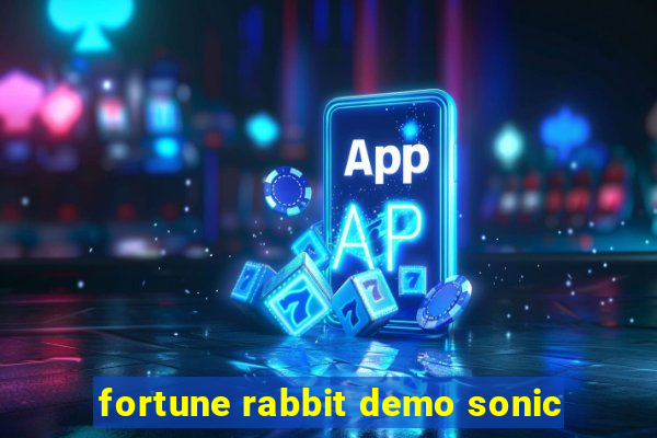 fortune rabbit demo sonic