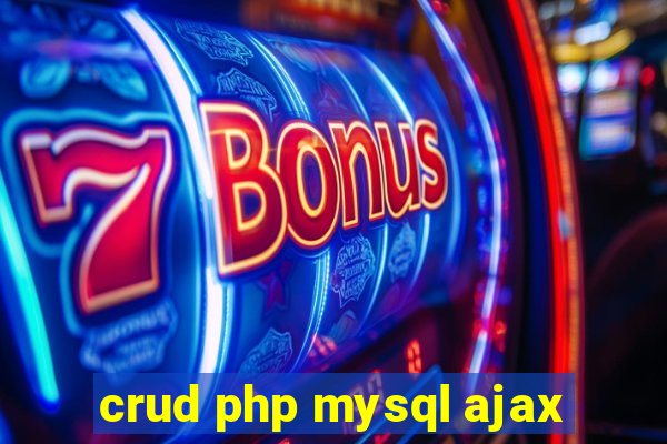 crud php mysql ajax