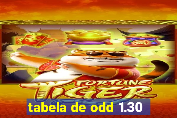 tabela de odd 1.30