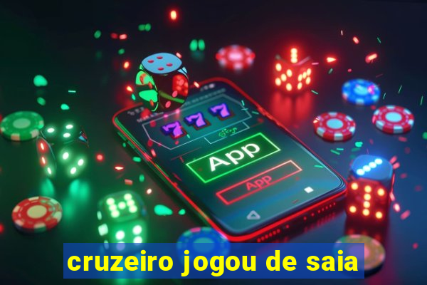 cruzeiro jogou de saia