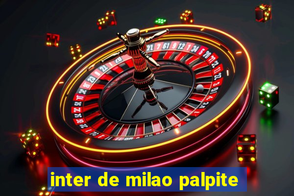 inter de milao palpite