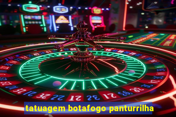 tatuagem botafogo panturrilha