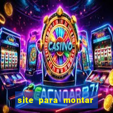 site para montar time de futebol