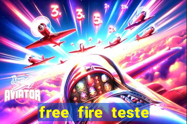 free fire teste grátis jogar agora